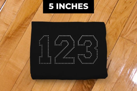 5 Inch Number Punctuation Rhinestone SVG Review