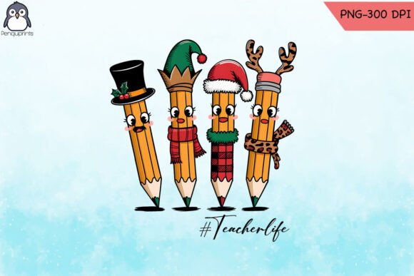 Cute Teacher Christmas Sublimation PNG Review