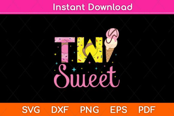 Funny Kids Two Sweet Ice Cream SVG Review