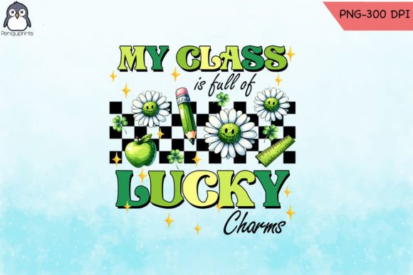 Lucky Teacher Charms PNG: An Embroidery Review