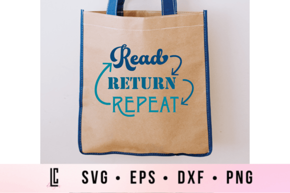 Read Return Repeat SVG File: An Embroidery Review
