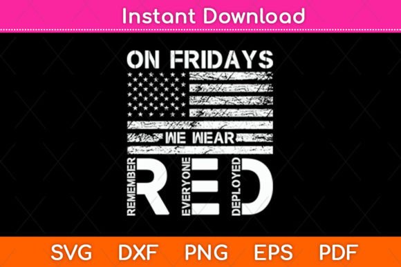 Review: On Friday We Wear Red American Flag Svg