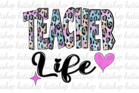 Teacher Life Leopard Glitter Sublimation Review
